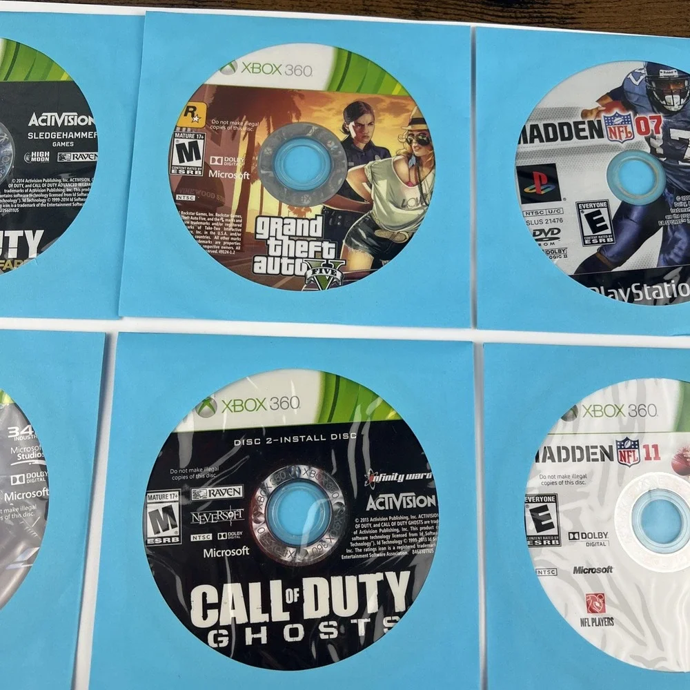 Multi Platform Loose Discs Video Game - Lot Of 50 - AS IS Untested Scratches #4